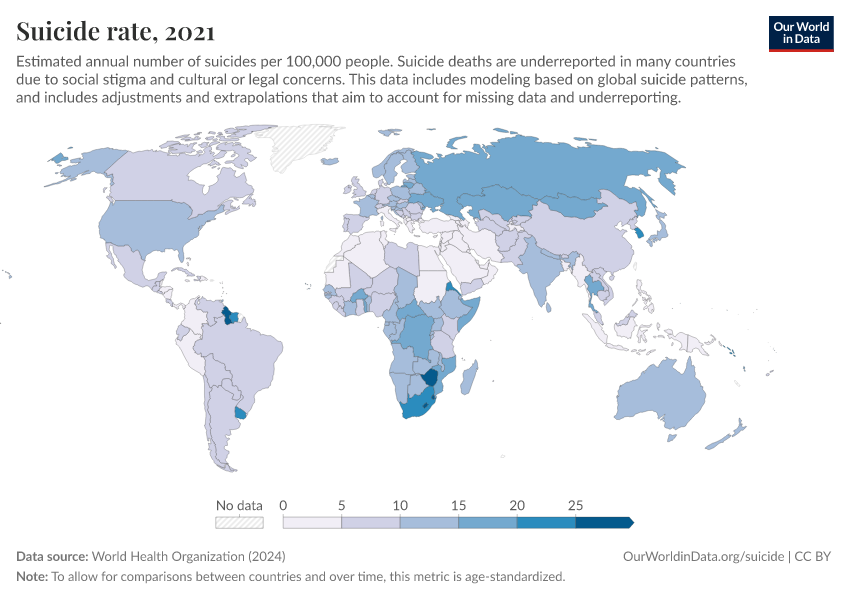 A thumbnail of the "Suicide rate" chart