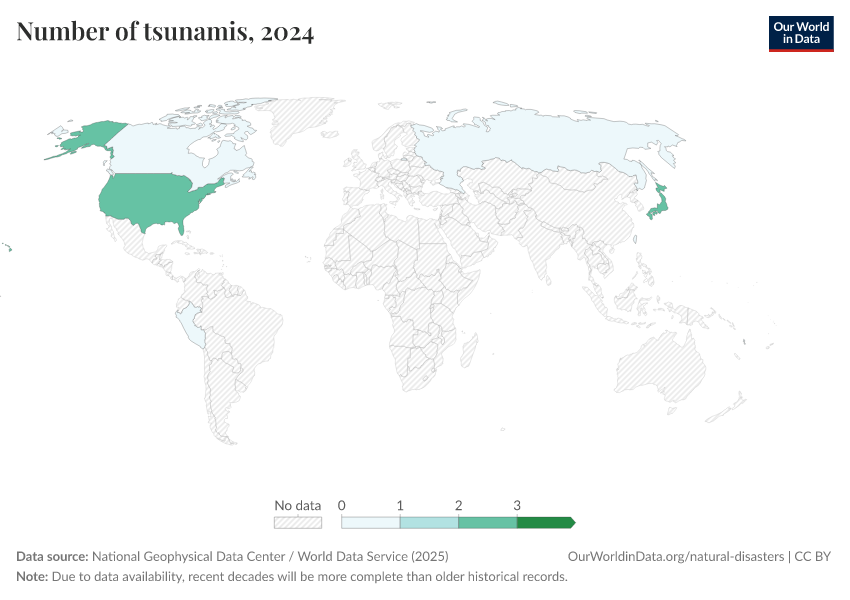 A thumbnail of the "Number of tsunamis" chart
